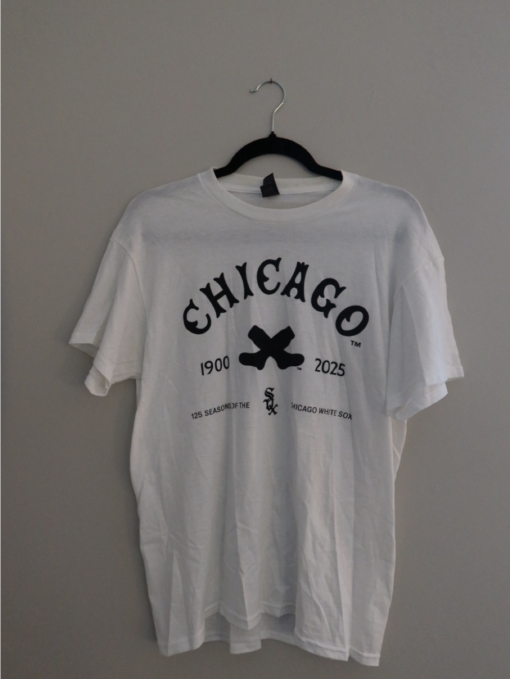Chicago White Sox 2025 Commemorative White Graphic T-Shirt